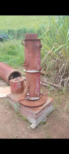 Equipamento para fabricar tubos de concreto manilhas medida 0.20 mf