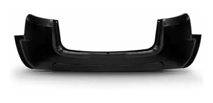 Parachoque Traseiro Ford Ka 2008 2009 2010 2011 Preto Liso