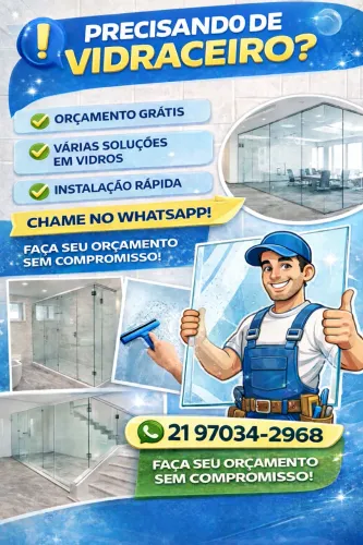 Serviço de vidraçaria e serralheria