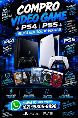 COMPRA DE PS5,PS4 OUTROS CONSOLES