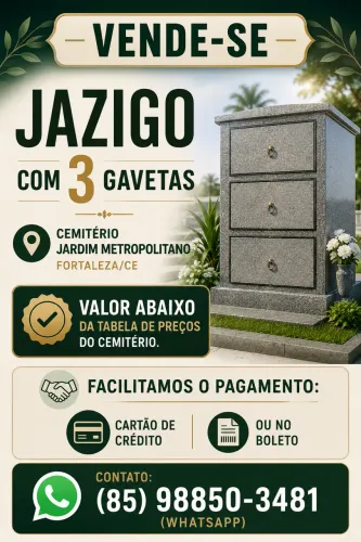 Jazigo no Cemitério Jardim Metropolitano-Eusébio
