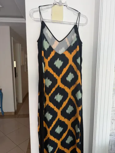 Vestido longo estampado Animale