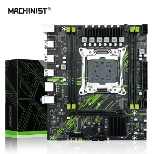 Placa mãe MACHINIST X99 E5-PR9 para Xeon Soquete 2011, V3 e V4, DDR4, Nova, Na Caixa