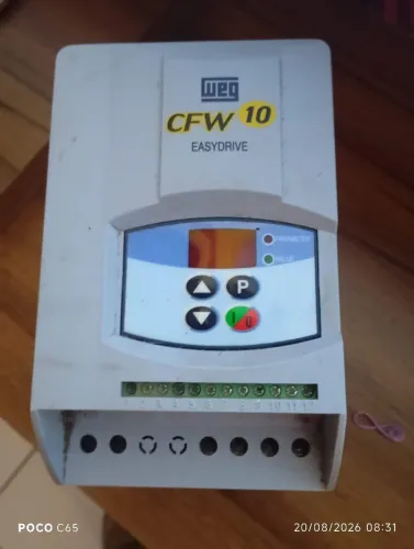 INVERSOR DE FREQUÊNCIA WEG CFW10 1/4CV 220V MONO/ TRI
