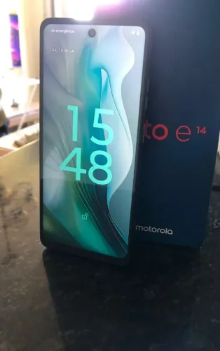 Celular Motorola E14 na Caixa
