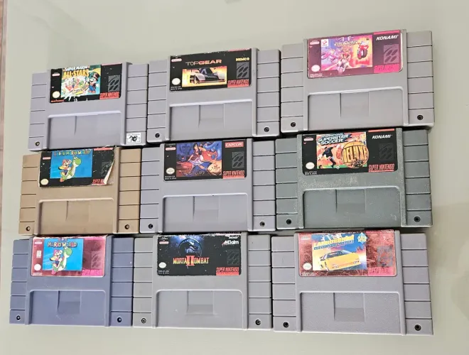Cartuchos super nintendo 