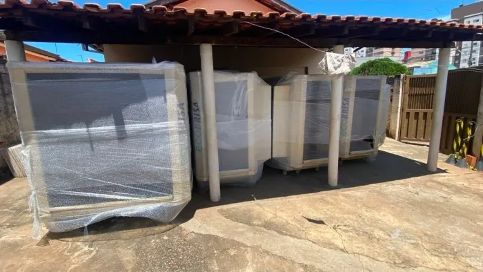 Climatizador de ar de parede EcoBrisa EBV 50 Semi Novo Nunca Usado.