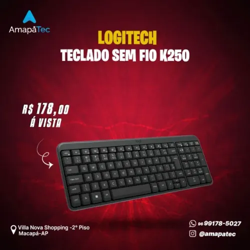 Teclado Bluetooth Logitech K250