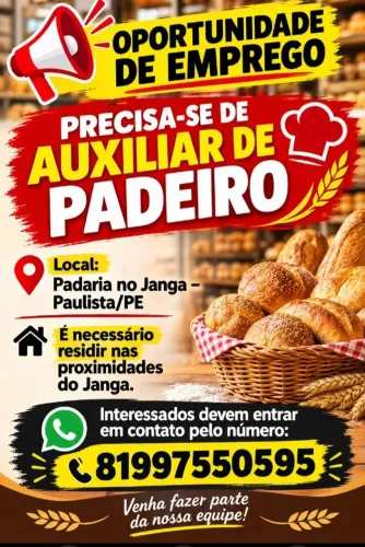 Auxiliar de PADEIRO (Janga)