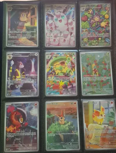 Coleção Pokemon TCG+sleeves (Não vendo separado)