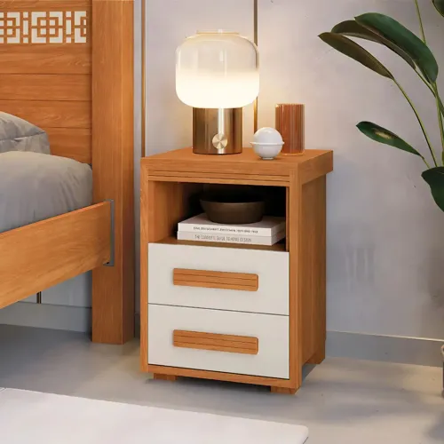 Mesa de Cabeceira 100% MDF Retrô - Novo
