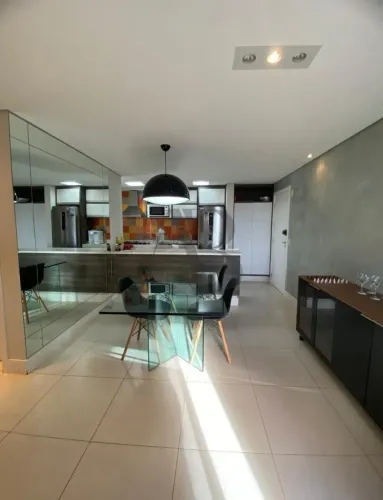 Apartamento para locação mobiliado - Condomínio Fascina - Mansões Santo Antonio