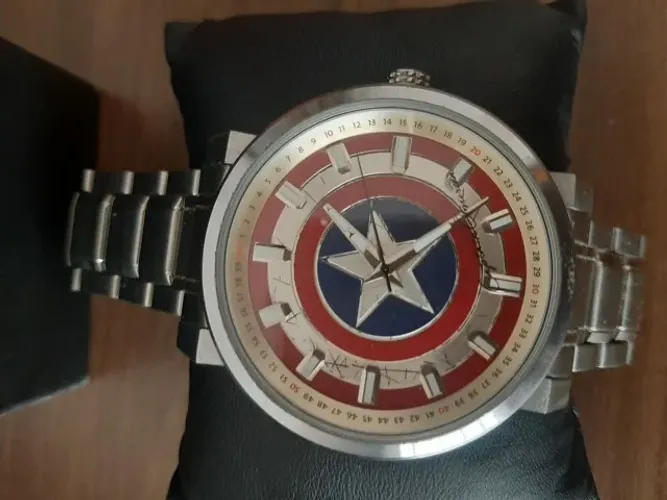 Relógio Analógico Marvel Capitão América - chilli beans original