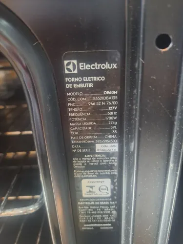Forno industrial Electrolux 