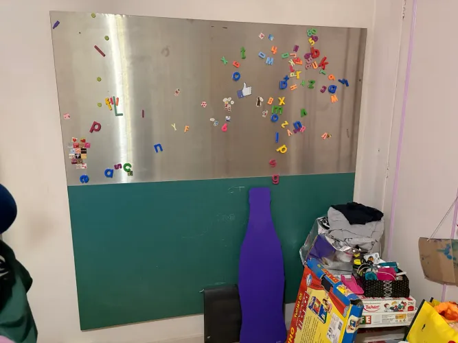 Quadro interativo (imã e giz)