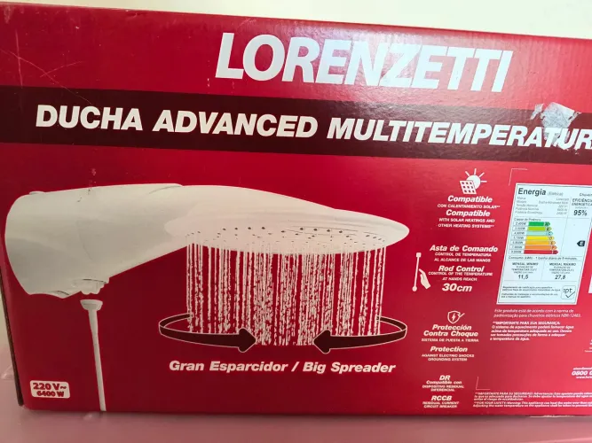 Chuveiro elétrico Lorenzetti Novo