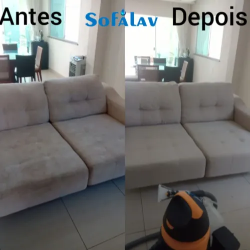 Limpeza de Sofá Lavagem a Seco