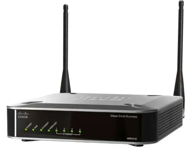 Roteador Cisco WRV210 Wireless-G VPN RangeBooster - 2 Antenas