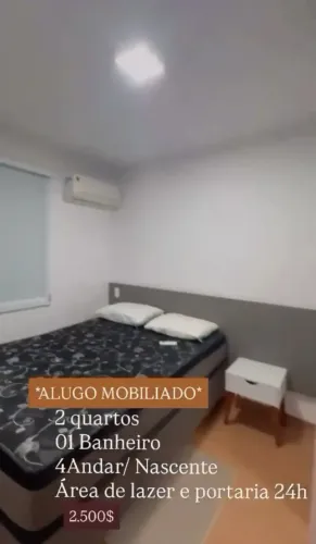 2 quartos em São Jorge - MOBILIADO