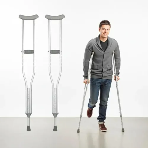 Muleta com regulagem  de altura 