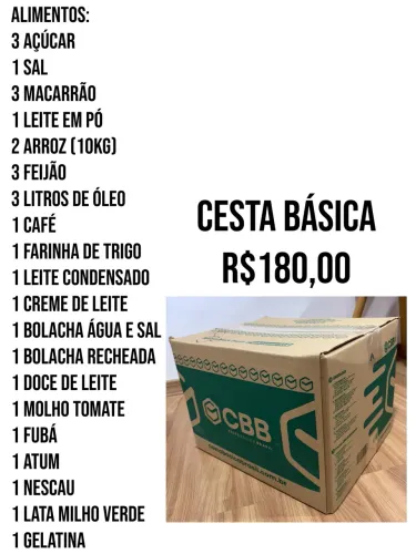 Vendo Cesta Básica