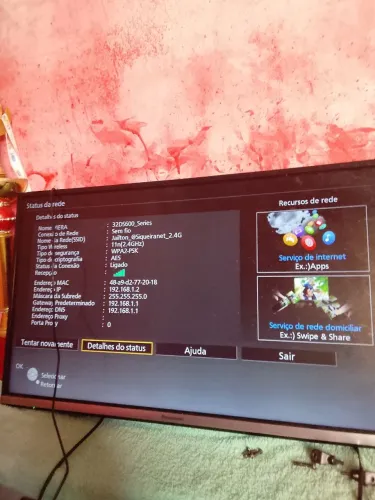 Smartv Panasonic 32 funciona bem 