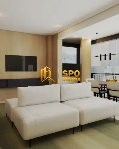 "Excelente apartamento para locação , 105m², 2 vagas mobiliado no Parque Brooklin"