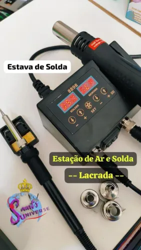 Estava de Solda e Retrabalho - Sopradora Ar quente e Ferro de solda