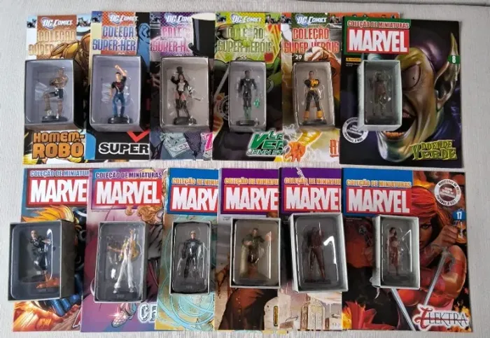 Miniaturas Eaglemoss Marvel e DC (atualizado)