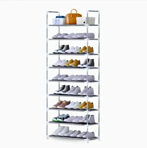 Sapateira Vertical organizador com 9 Prateleiras