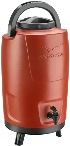 Botijão Térmico 12L Vermelho Velvet Invicta NOVO
