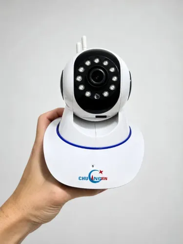 Câmera de Segurança Wi-Fi 360° HD Visão Noturna + Áudio