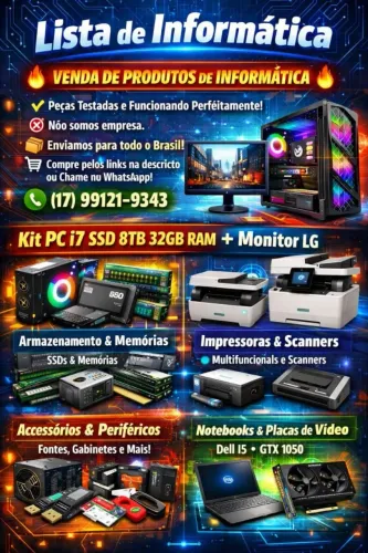 VENDA DE PRODUTOS DE INFORMÁTICA