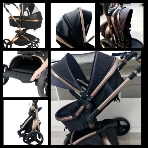 Carrinho de bebê Dzieco vulkan 360 graus