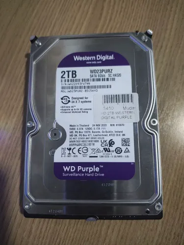 HD WD Purple 2 TB perfeito estado