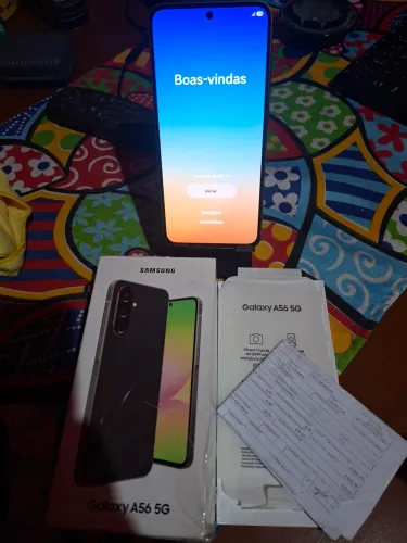 Troco - Galaxy A56 256g / 8 ram completo com NF na garantia