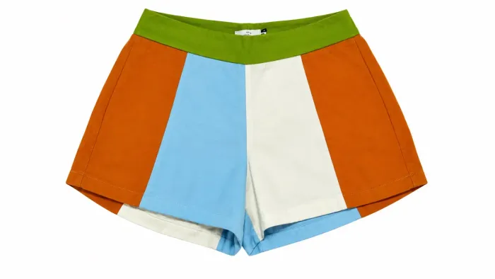 Short de Alfaiataria Color Block Le salis - Tamanho 36 | Usado Apenas 1 Vez
