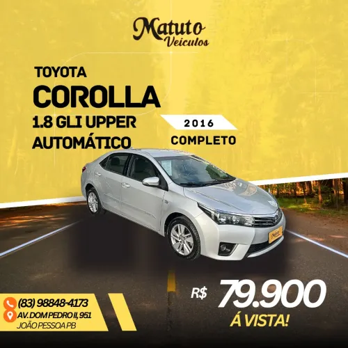 Toyota Corolla GLI 1.8 Flex 16V Aut. 2016