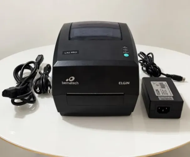 Impressora de Etiquetas Elgin Bematech L42 Pro Full + 02 CX Etiquetas + 08 RIBBON