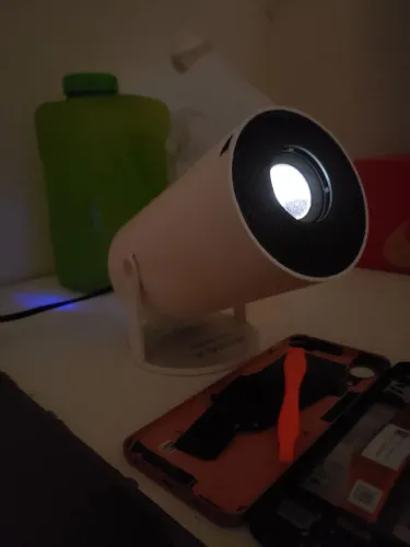 Vendo projetor de filmes e TV com Android,  controle todo file 