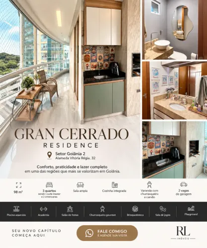 Apartamento Gran cerrado Setor Goiânia 2