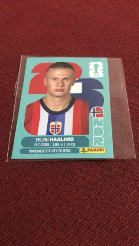 Figurinha Haaland 2026 NOR15 Nova Original!