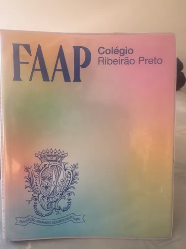 Fichário FAAP com conteúdo do 1 ano ensino médio