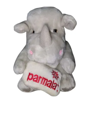 Pelúcia da Parmalat Rinoceronte (Semi-novo com etiqueta) 