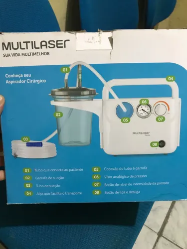Aspirador cirúrgico para vias respiratórias 