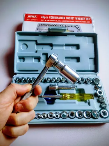 Kit 40 Chaves Catraca + Maleta de Ferramentas