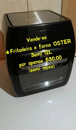 Oven fryer, fritadeira elétrica 3 em 1. Frita assa e desidrata 