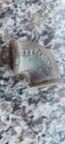Joelho 90 °antigo tupy cotovelo joelho ferro galvanizado encanador encanamento gás água