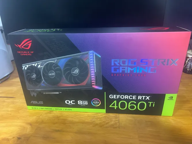 NVIDIA GeForce Rtx 4060 TI Rog Strix OC 8gb