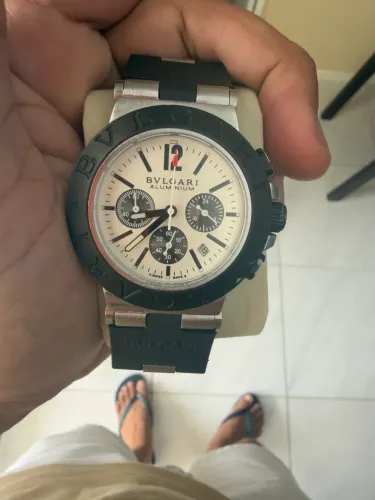 Relógio Bvlgari aluminium 